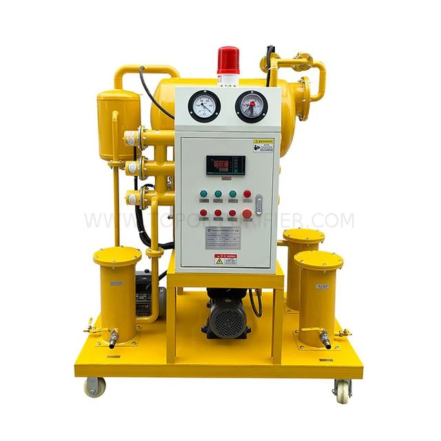 Máy lọc dầu máy biến áp chân không di động TOP