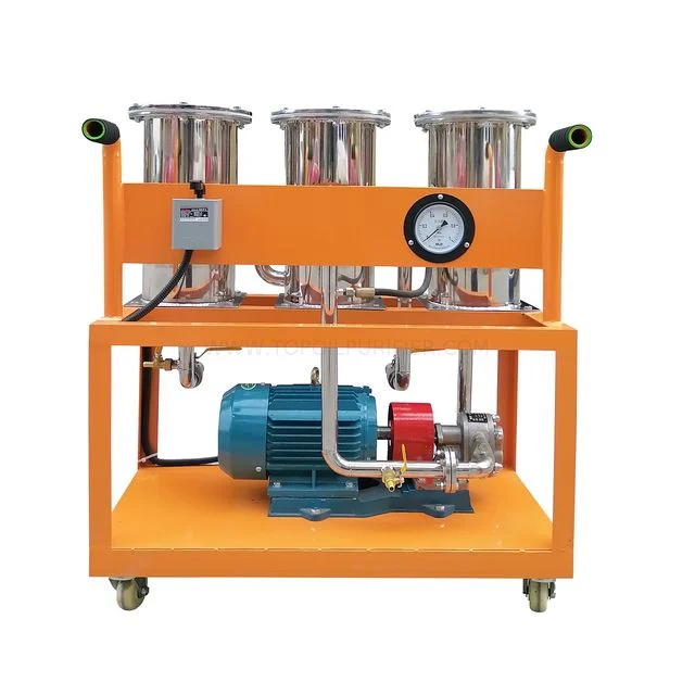 Máy lọc dầu di động thép không gỉ TOP