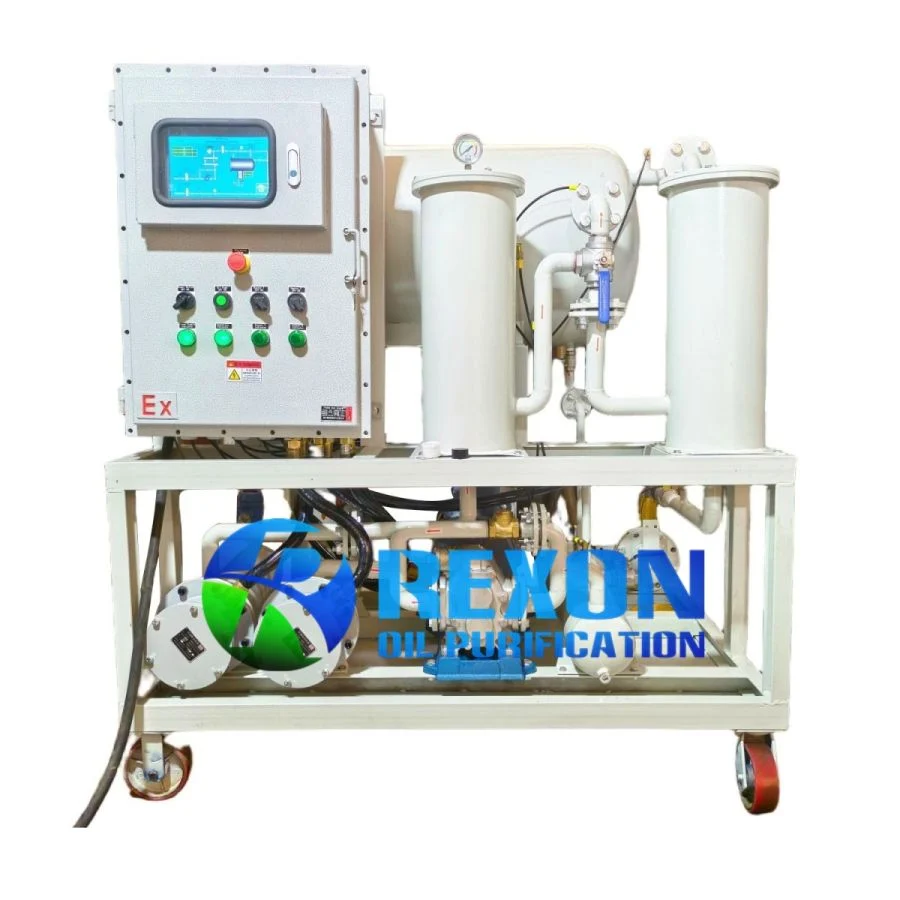 Máy lọc dầu nhiên liệu nhẹ/diesel kiểu tụ hợp chống cháy nổ Rexon TYB-100
