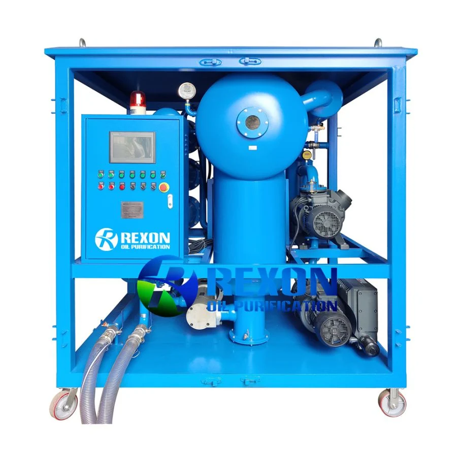 Máy lọc và khử nước dầu máy biến áp chân không hai cấp tự động Rexon ZYD-200