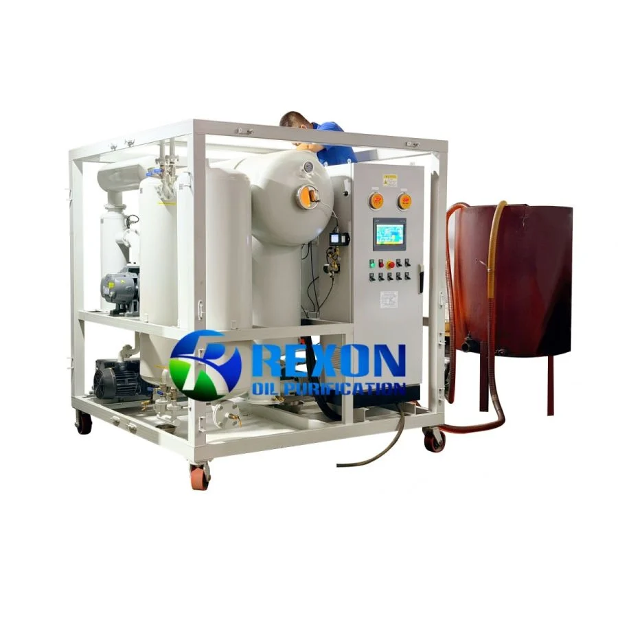 Máy lọc và tái sinh dầu máy biến áp chân không hai cấp Rexon ZYD-I-200