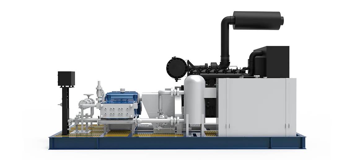 Tổ máy bơm cao áp 450TJ3 Tongjie – động cơ diesel