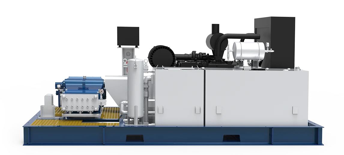 Tổ máy bơm cao áp 250TJ3G Tongjie – động cơ diesel