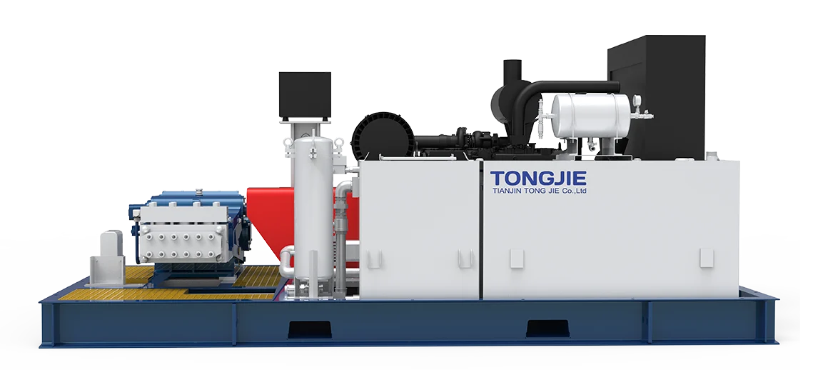 Tổ máy bơm cao áp 250TJ3L Tongjie – động cơ diesel