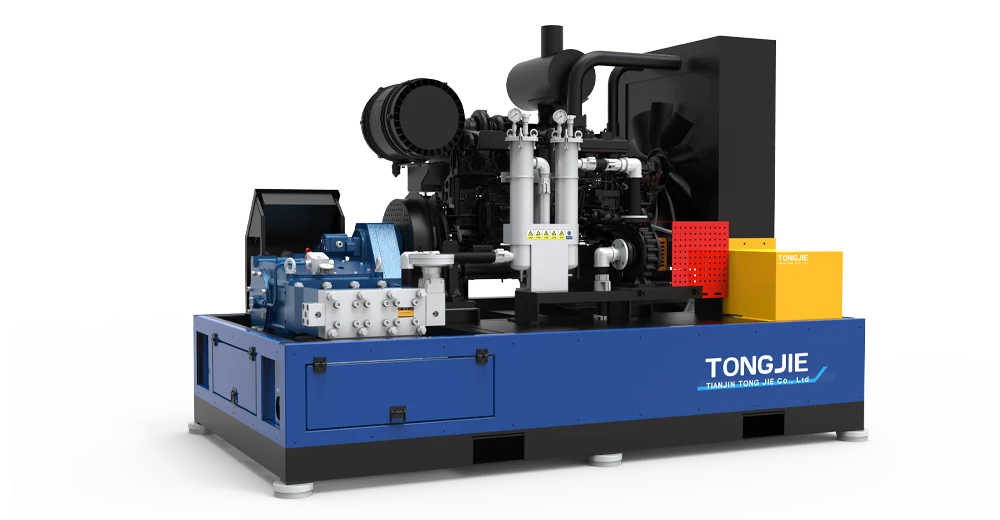 Tổ máy bơm cao áp 250MUH3 Tongjie – động cơ diesel