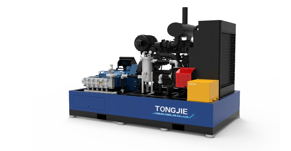 Tổ máy bơm cao áp 350UH5 Tongjie – động cơ diesel