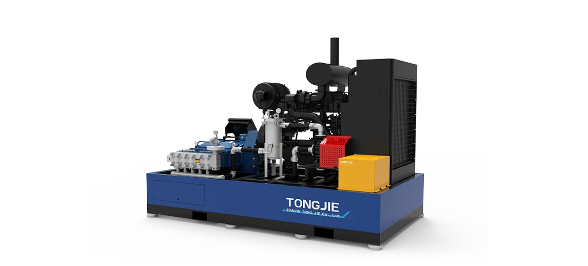 Tổ máy bơm cao áp 350TJ5 Tongjie – động cơ diesel