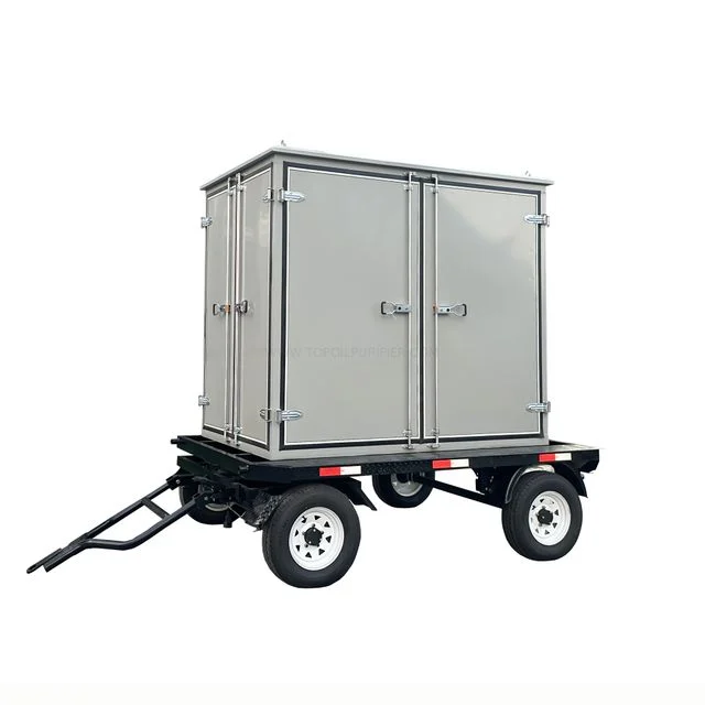 Máy lọc dầu máy biến áp chân không hai cấp di động TOP