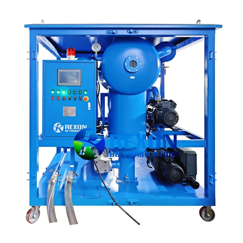 Máy lọc dầu máy biến áp chân không hai cấp tự động hoàn toàn Rexon ZYD-200