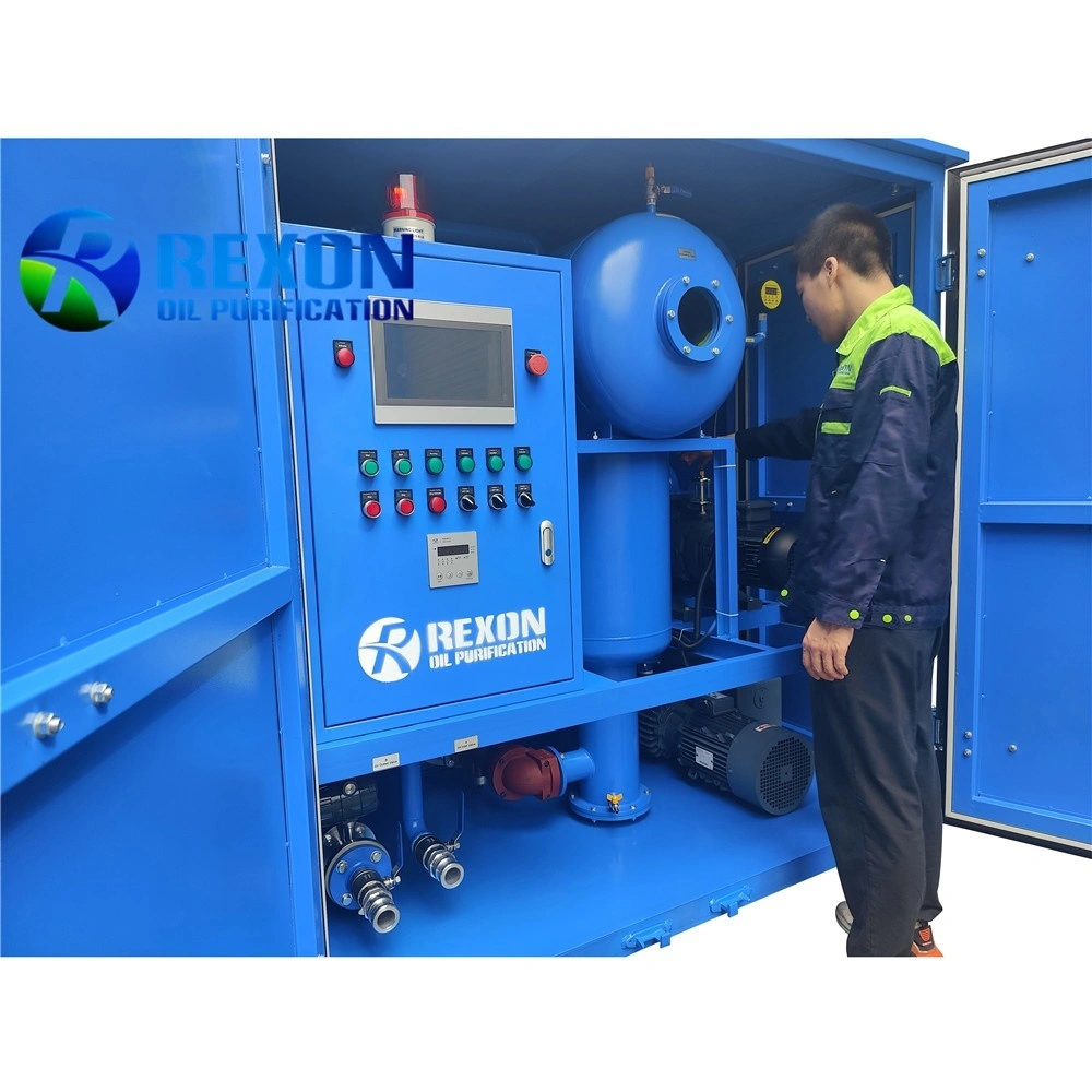 Máy lọc dầu máy biến áp chân không hai cấp tự động Rexon ZYD-100