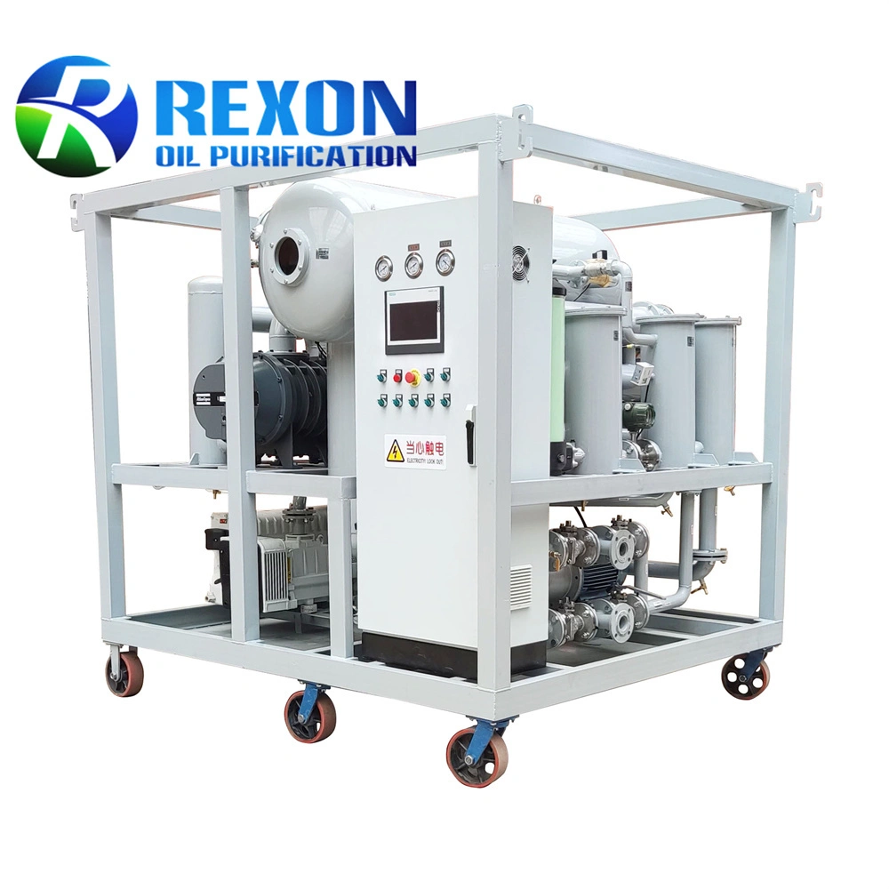 Máy lọc dầu máy biến áp chân không hai cấp kiểu vỏ kín chống thời tiết Rexon ZYD-W