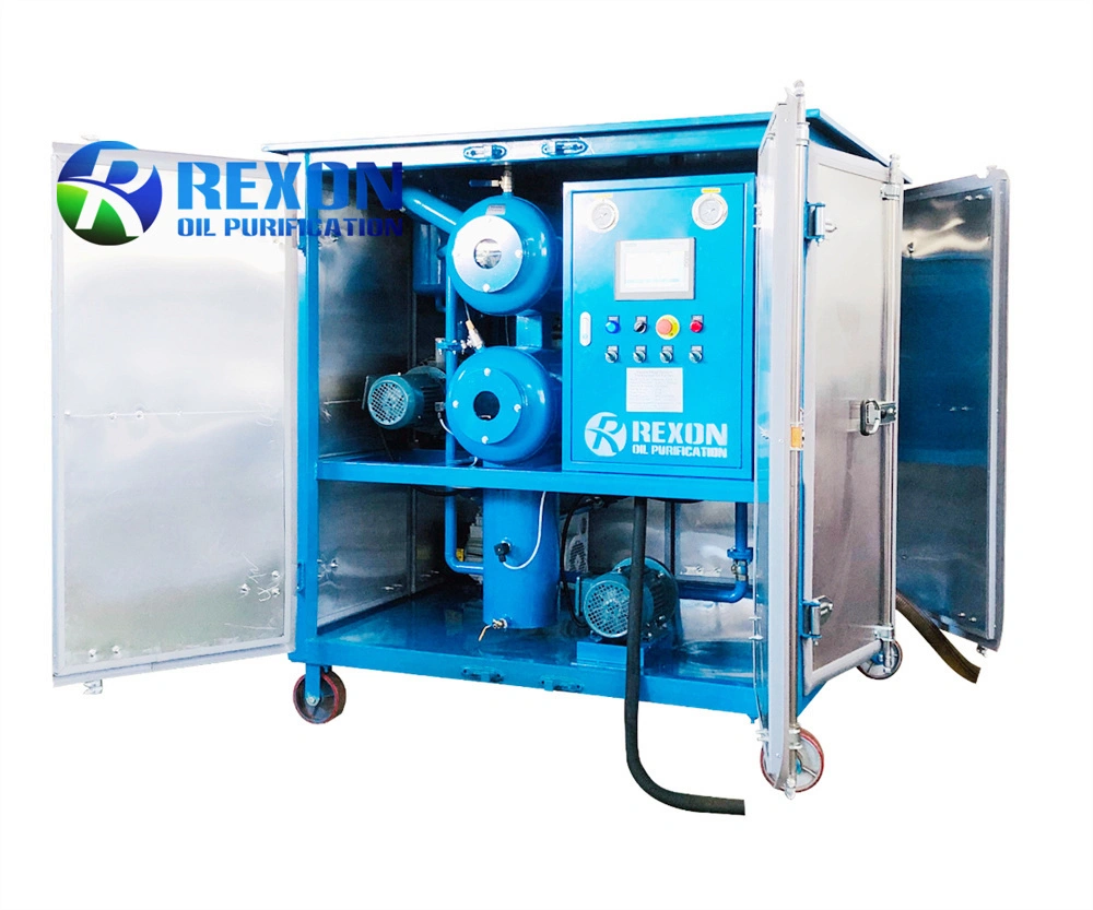 Máy lọc dầu cách điện máy biến áp chân không hai cấp Rexon ZYD
