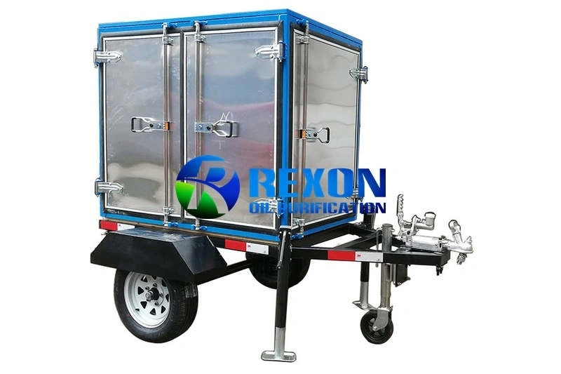 Máy lọc dầu máy biến áp chân không hai cấp di động Rexon ZYD-50