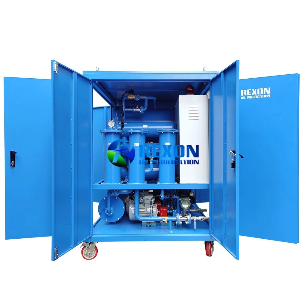 Máy lọc dầu tái sinh dầu máy biến áp chân không hai cấp chống thời tiết Rexon ZYD-II