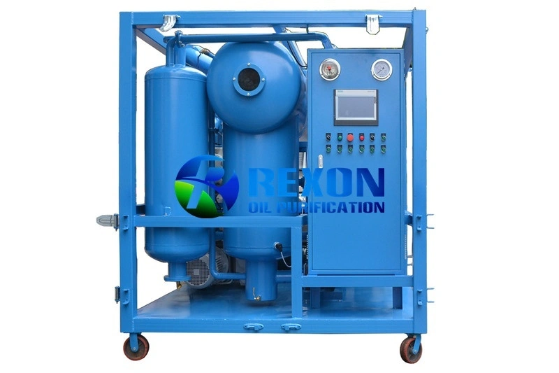 Máy lọc dầu tái sinh và tái chế dầu máy biến áp chân không hai cấp Rexon ZYD-II