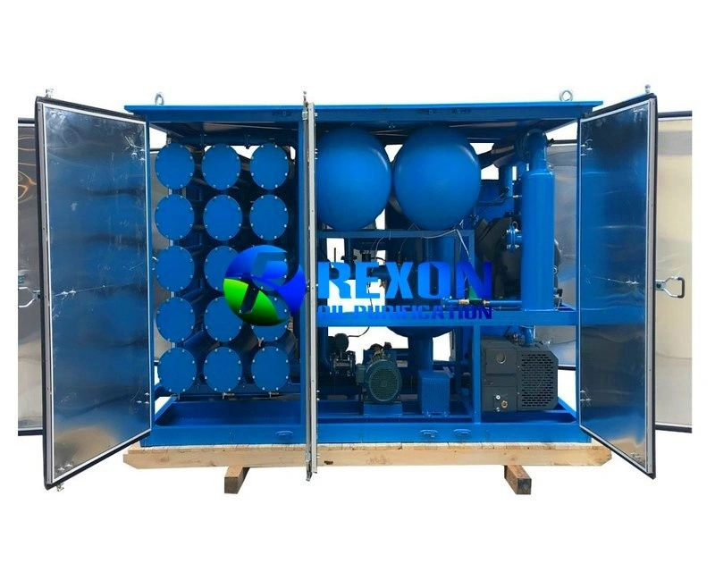 Máy lọc dầu tái sinh dầu máy biến áp chân không hai cấp có bộ lọc đất Fuller Rexon ZYD-II-200