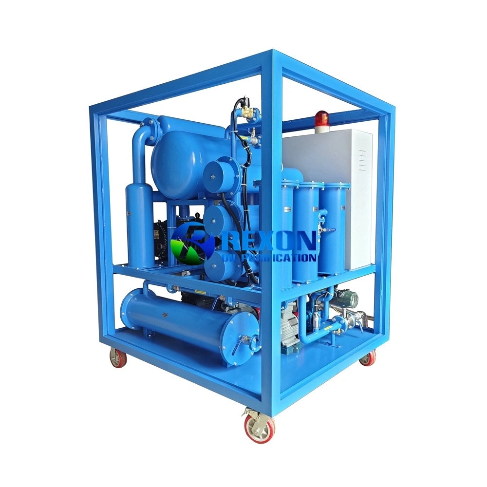 Máy lọc dầu tái sinh dầu máy biến áp chân không hai cấp kiểu đất Fuller Rexon ZYD-I-50