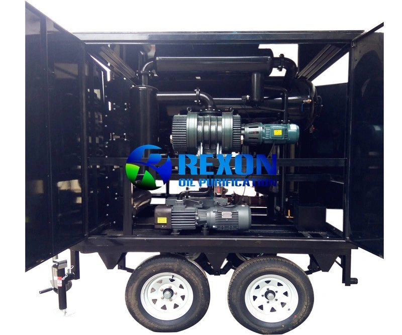 Máy lọc dầu tái sinh dầu máy biến áp chân không hai cấp Rexon ZYD-I-200