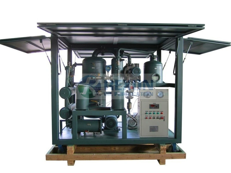 Máy lọc dầu tái sinh dầu máy biến áp cũ chân không hai cấp Rexon ZYD-I