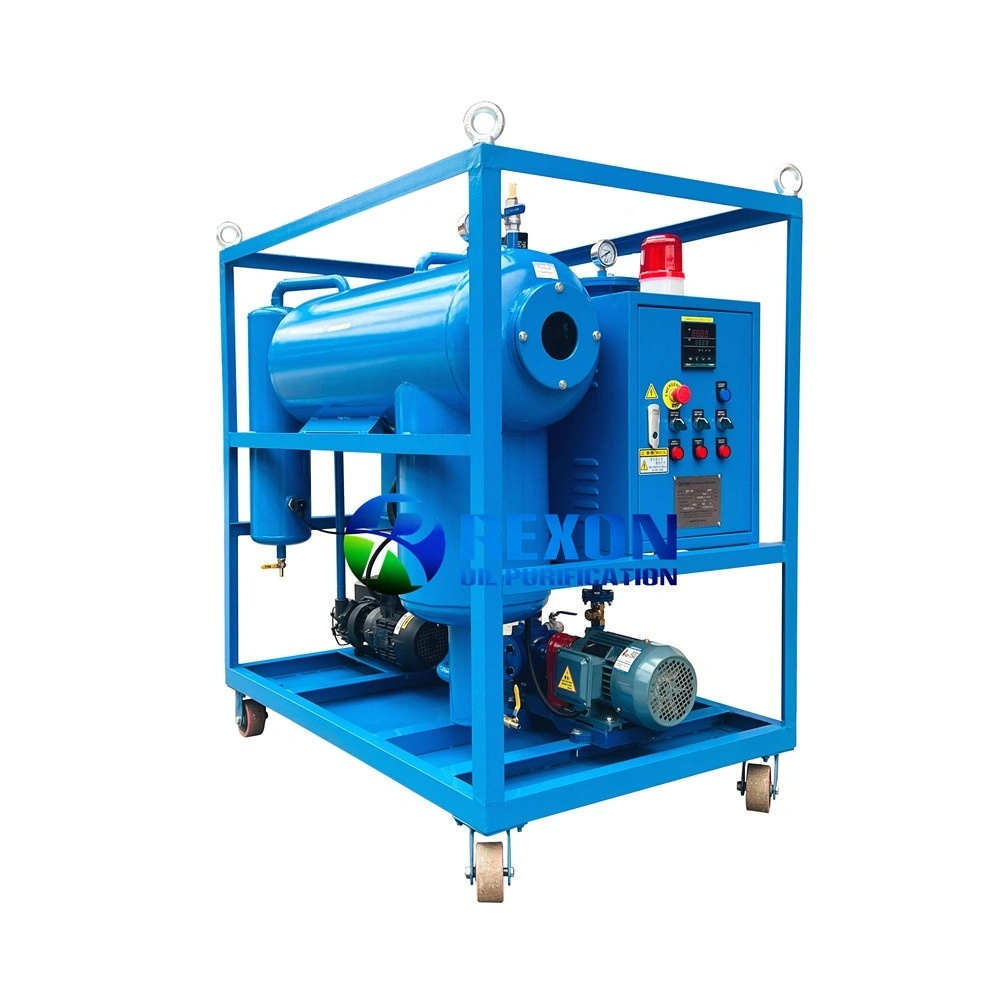 Máy lọc dầu cách điện chân không một cấp hiệu suất cao Rexon