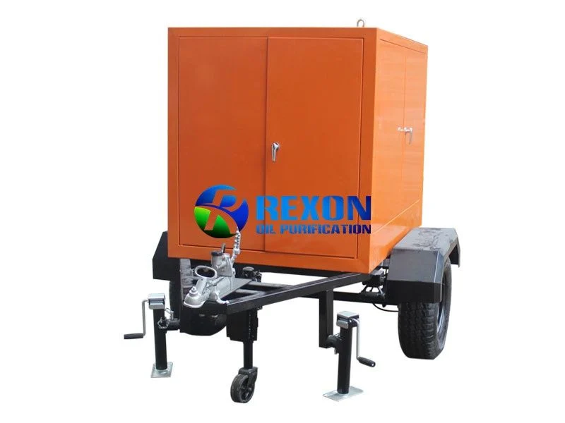 Máy lọc dầu bôi trơn chân không di động kín Rexon TYA-WM