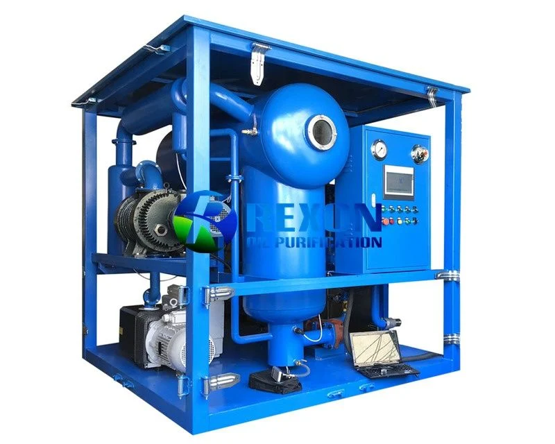 Máy lọc dầu máy biến áp chân không hai cấp tự động PLC Rexon ZYD-150