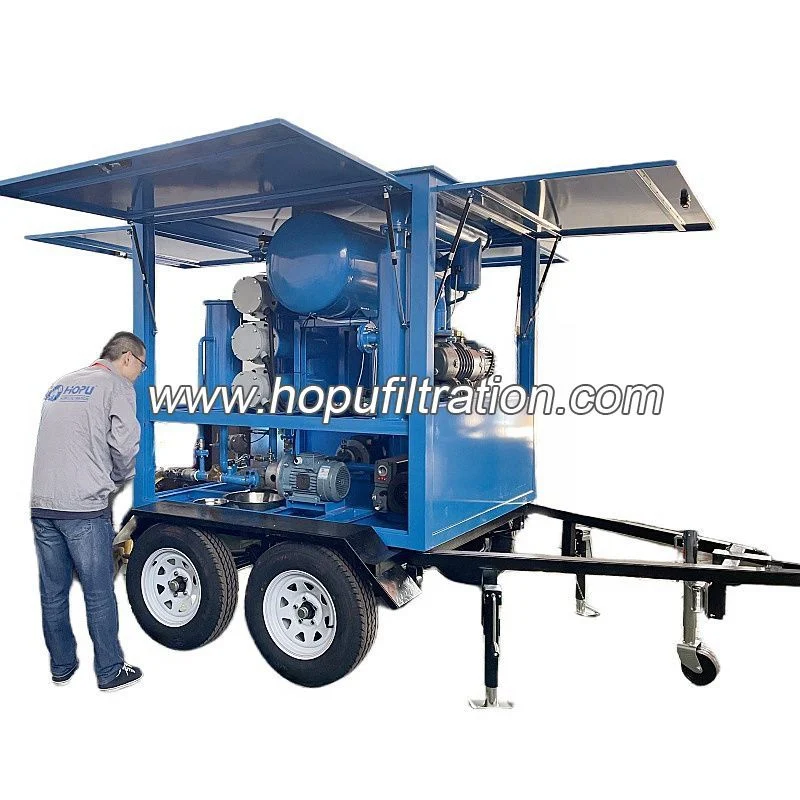 Trạm lọc dầu biến áp rơ-moóc hai trục dòng ZYD-M HOPU