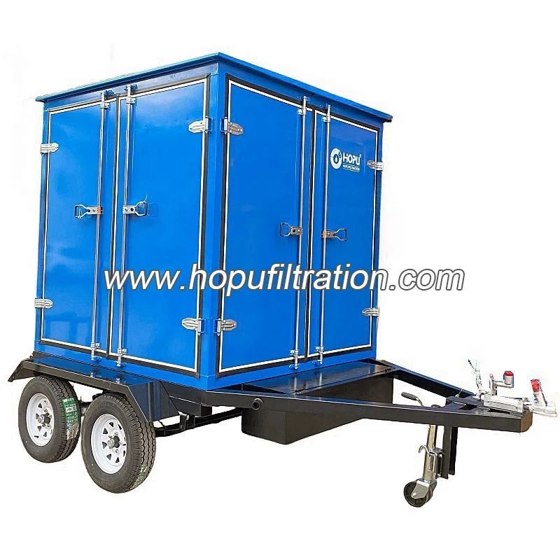 Máy lọc dầu điện môi chân không rơ-moóc dòng ZYD-M (ZYM-6 – ZYM-300) HOPU