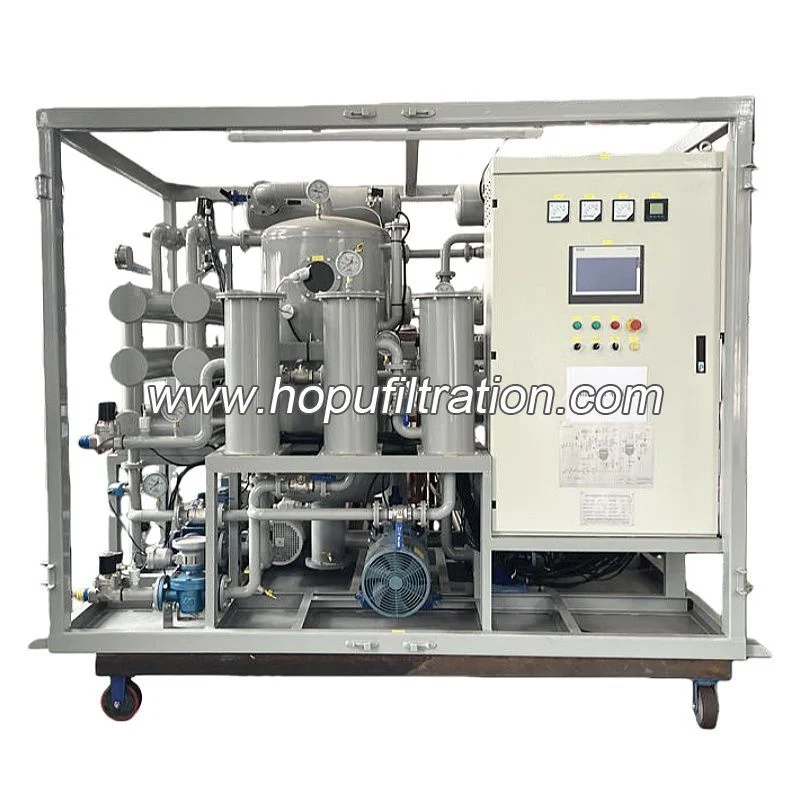 Máy lọc dầu biến áp chân không cao áp xử lý dầu cũ dòng ZYD-U HOPU