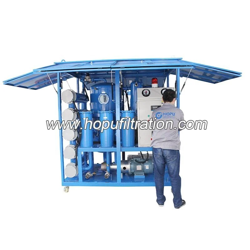 Máy lọc dầu biến áp vỏ che nâng khí nén dòng ZYD HOPU