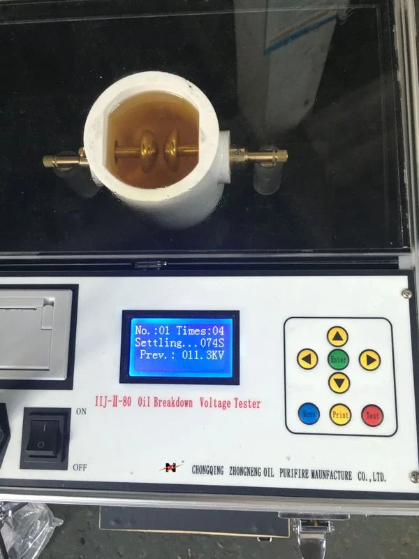 Máy thử điện áp đánh thủng dầu biến áp IIJ-II 80kV Zhongneng