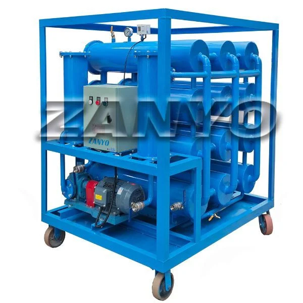 Máy khử axit và khử màu dầu máy biến áp ZANYO