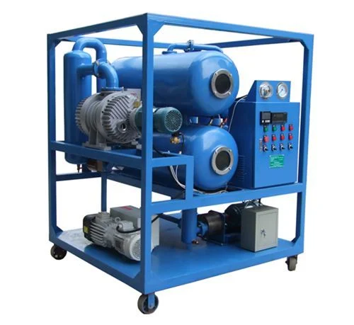 Máy lọc dầu máy biến áp hai buồng nằm ngang ZANYO