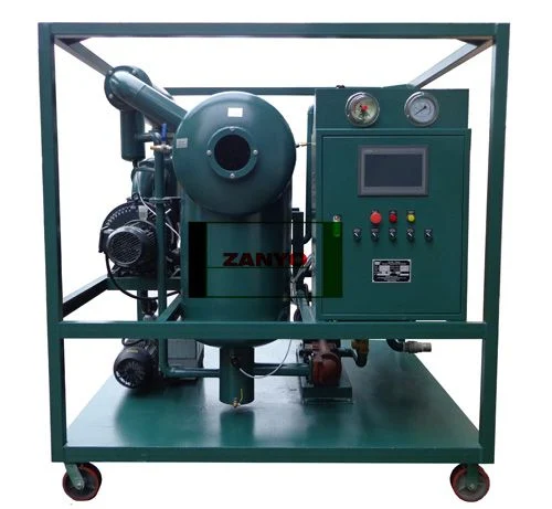 Máy lọc dầu máy biến áp chân không hai tầng buồng chữ T ZANYO