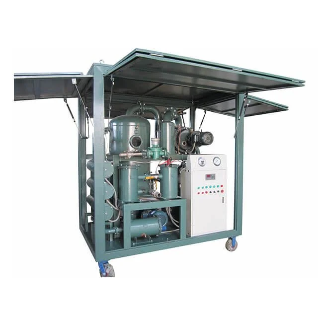 Máy lọc dầu biến áp chân không vỏ bọc kiểu mới ZYD-W Zhongneng