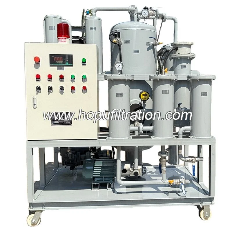 Máy lọc dầu bánh răng, dầu máy nén chân không PLC dòng TYA HOPU