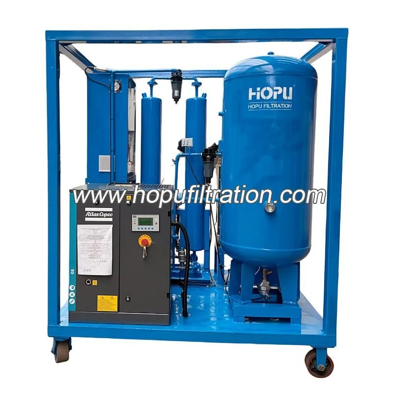 Máy tạo khí khô cho máy biến áp dùng máy nén Atlas dòng AG HOPU